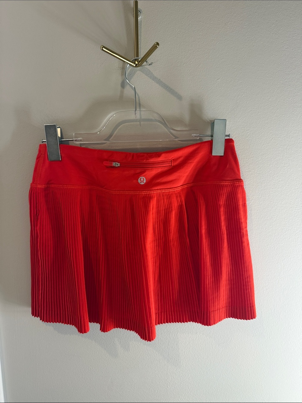 lululemon athletica Red Pleated Mini Skirt - Picture 2 of 4
